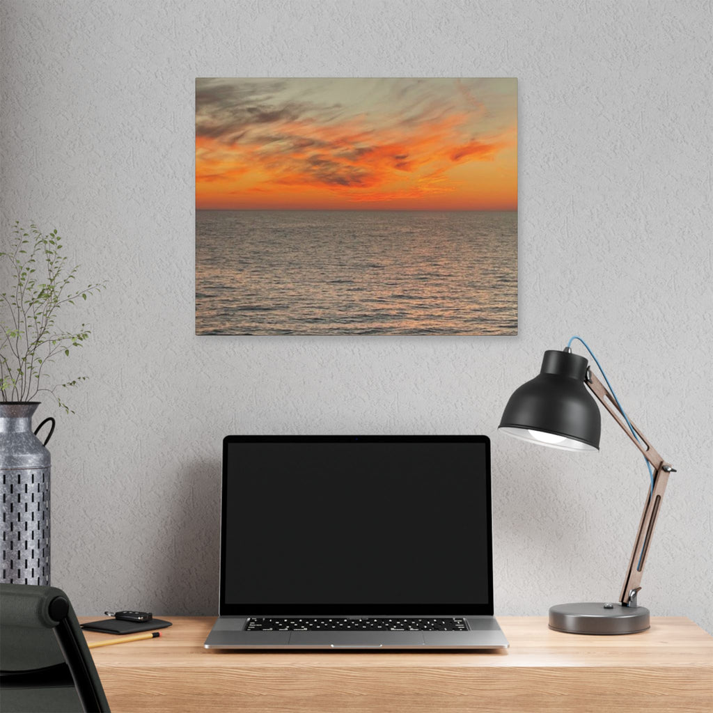 Sunset Ocean Canvas Print