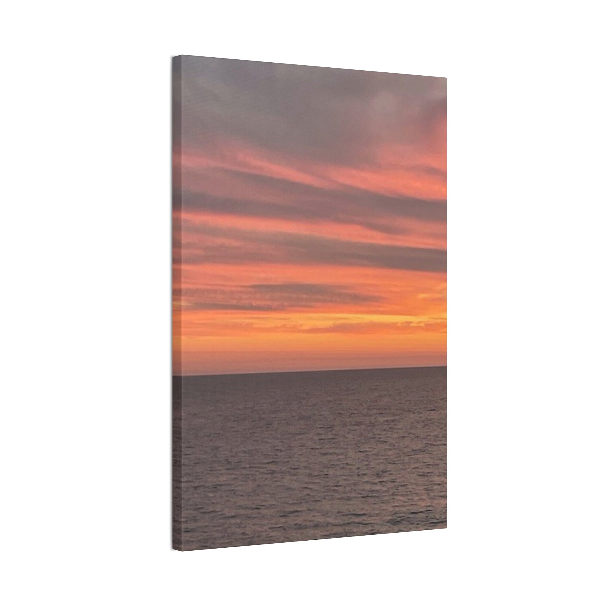 Canvas Stretched Evening Ocean View