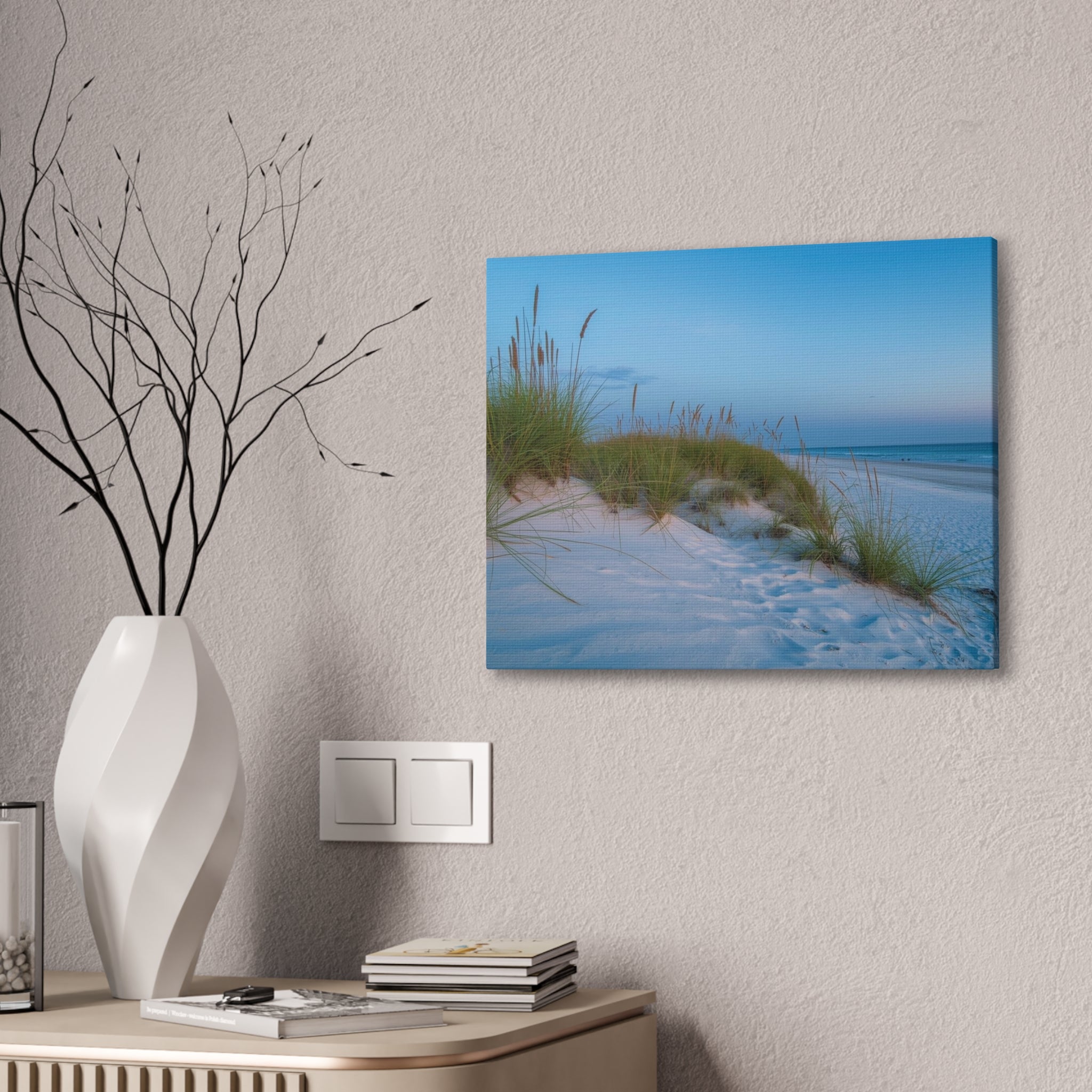Coastal Dune Canvas Print — Tranquil Beach Wall Art