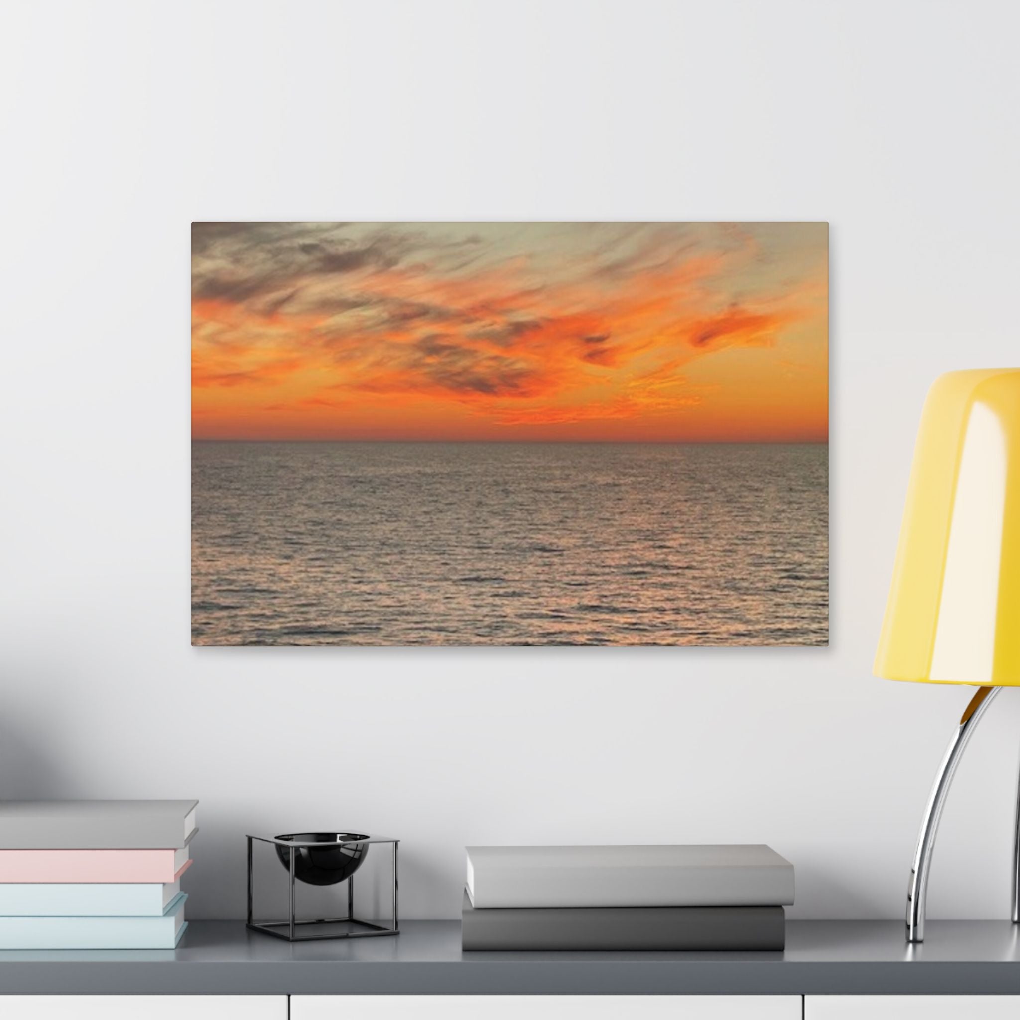 Sunset Ocean Canvas Print