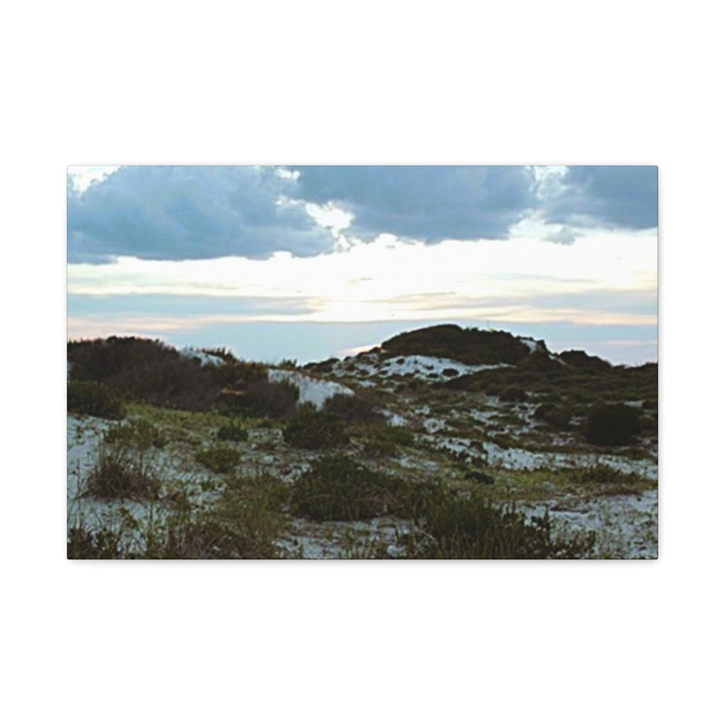 Coastal Dunes Matte Stretched Canvas