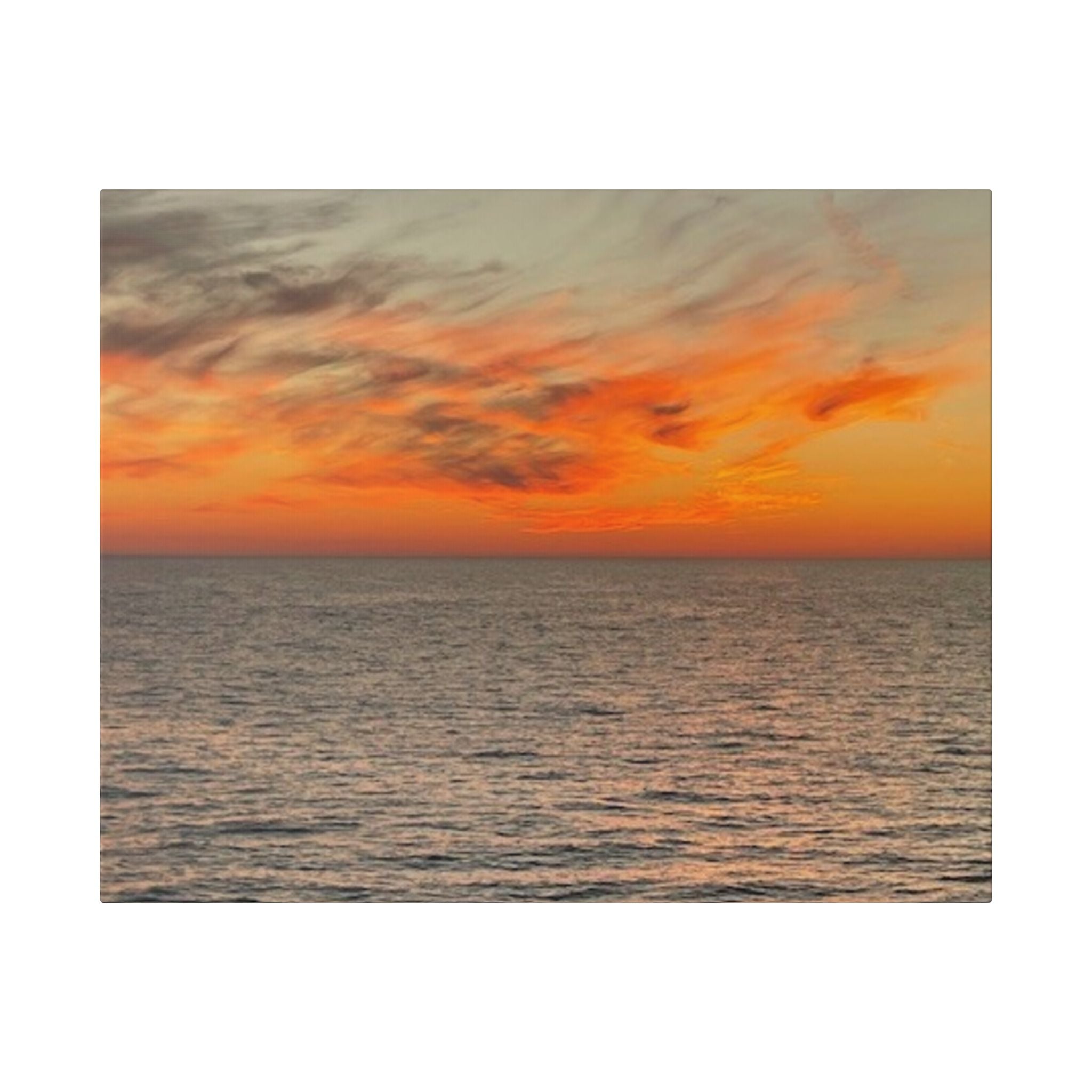 Sunset Ocean Canvas Print