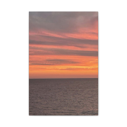 Canvas Stretched Evening Ocean View