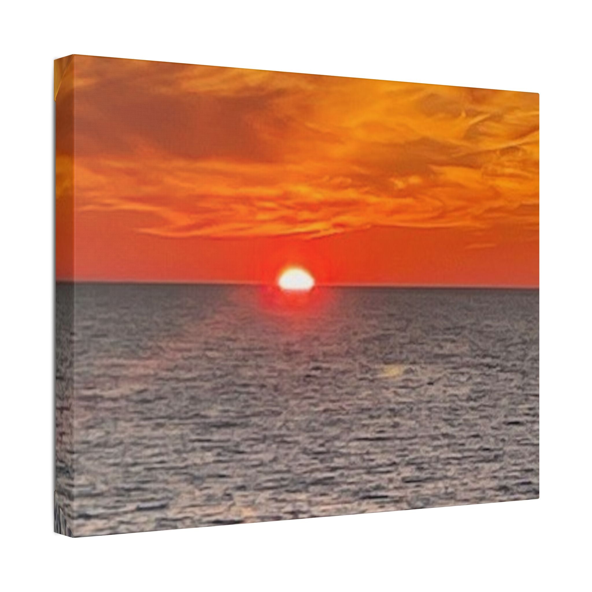 Classic Stretched Canvas Ocean Sunset