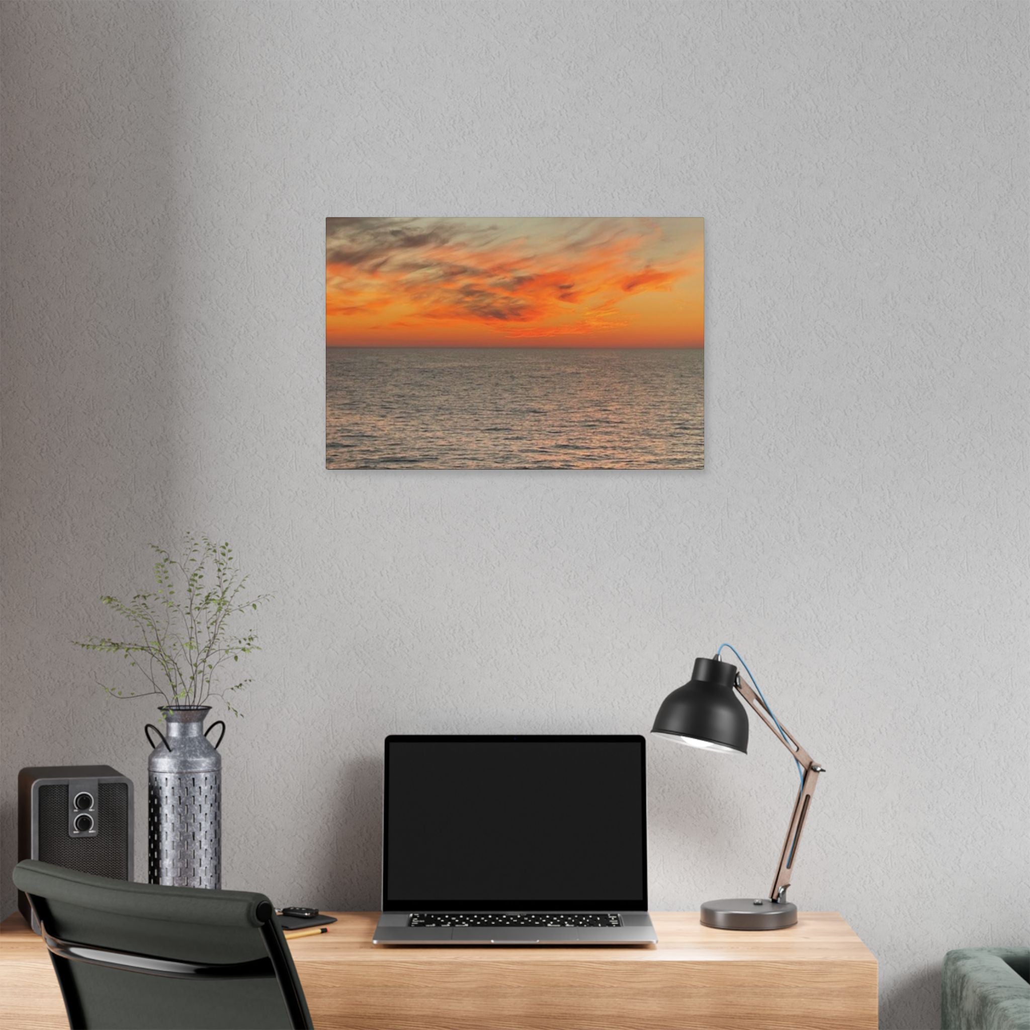 Sunset Ocean Canvas Print