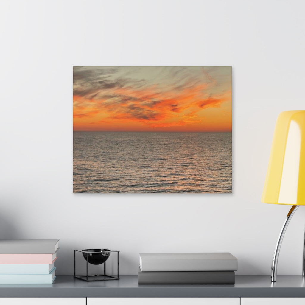 Sunset Ocean Canvas Print