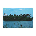 Seaside Marshscape Canvas Print — Tranquil Blue Wetland Wall Art