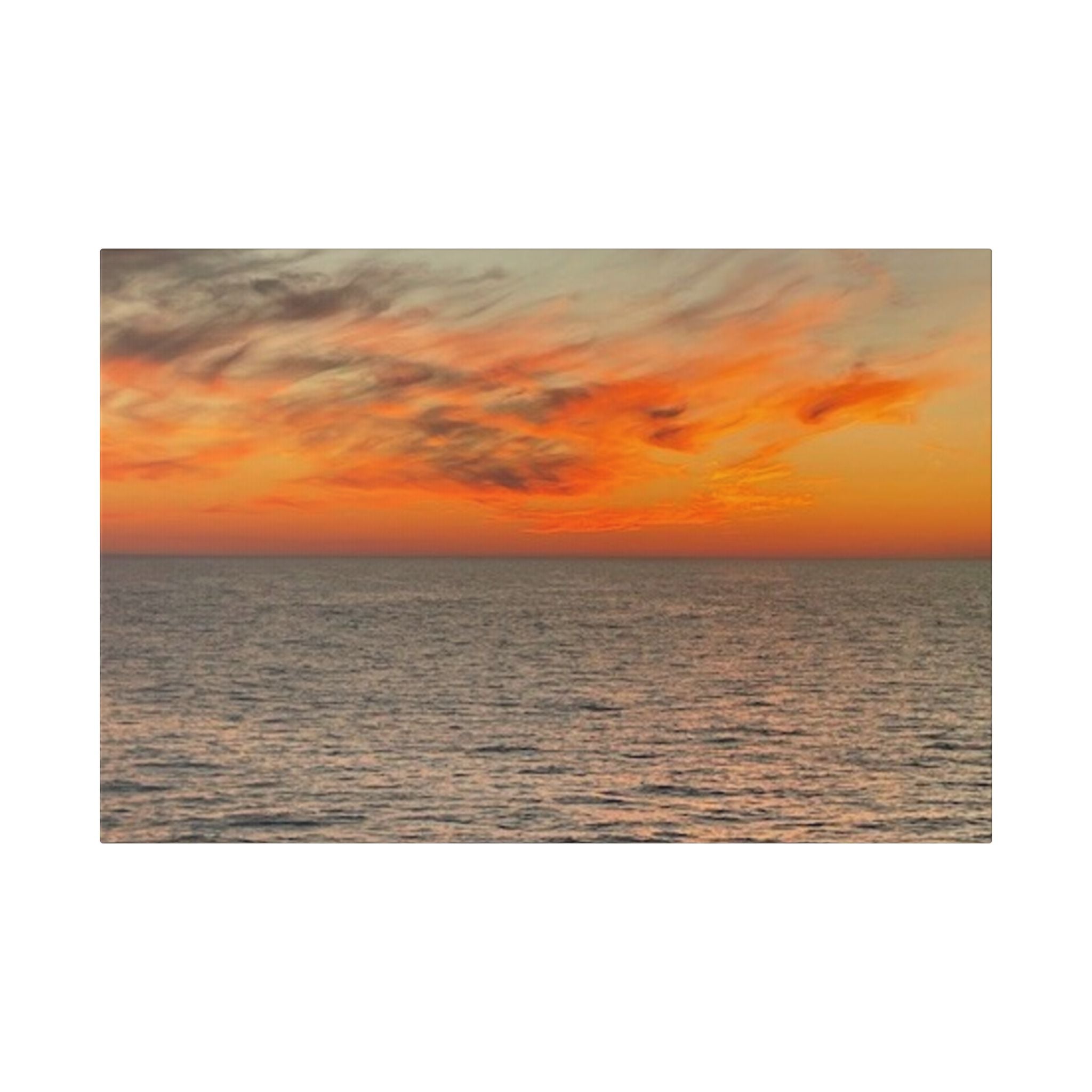 Sunset Ocean Canvas Print