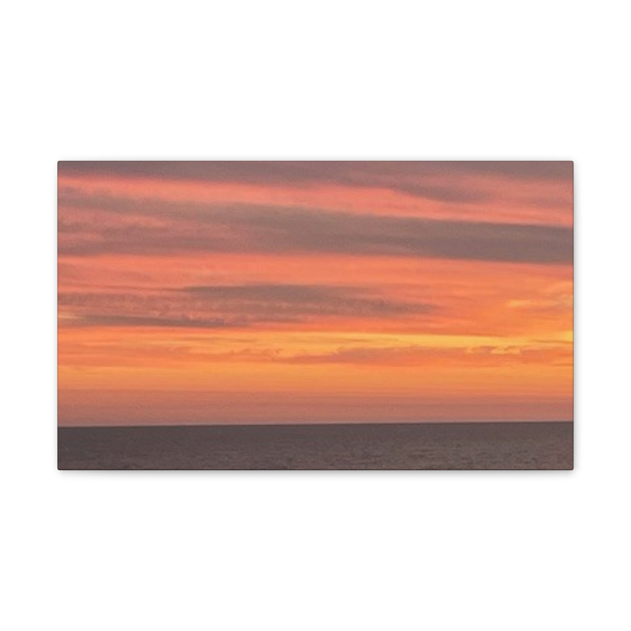 Canvas Stretched Evening Ocean View
