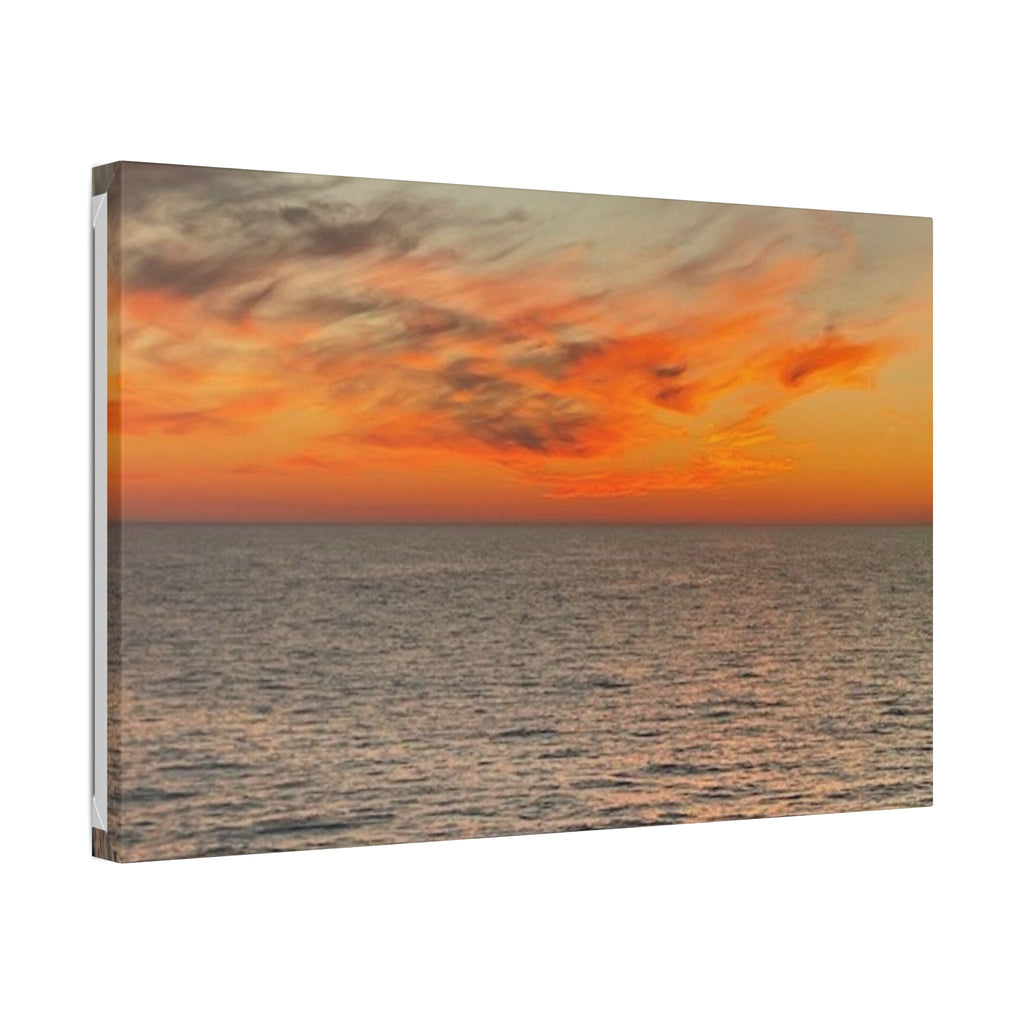 Sunset Ocean Canvas Print