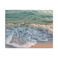 Beach Waves Canvas Print — Seashore Ocean Wall Art (Stretched Canvas 0.75")